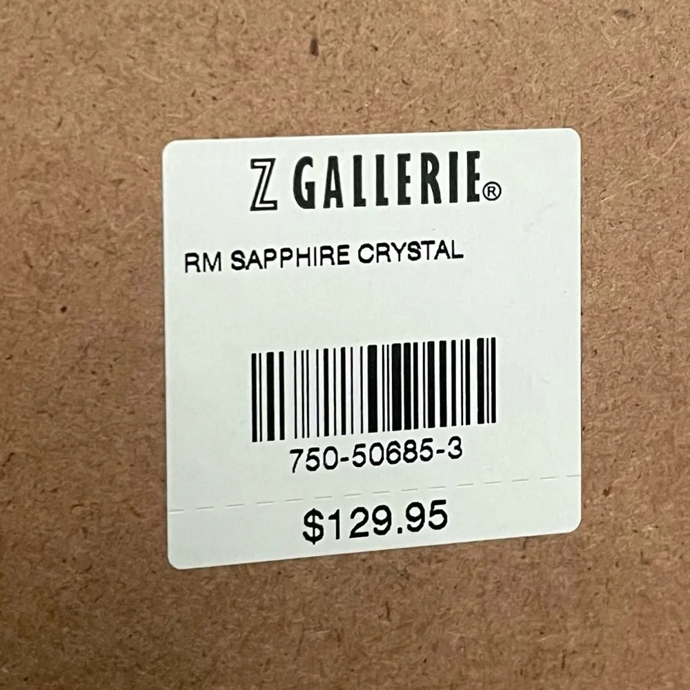 Z Gallerie Sapphire Crystal Framed Wall Art
